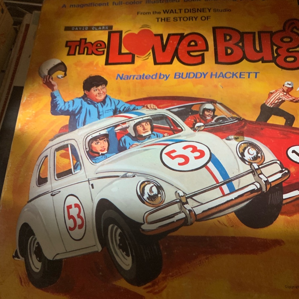 Disney’s The Love Bug Vintage Vinyl Record